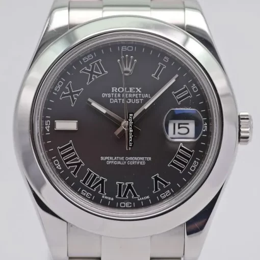 Well Made Replica Rolex Datejust II 116300 Automatic Movement 41mm Steel Case Mens/unisex Watch - Image 3