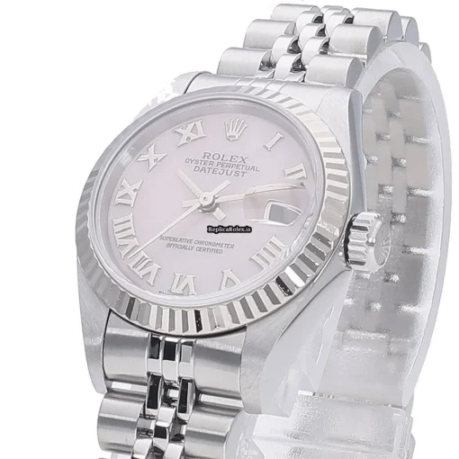 Special Fake Rolex Lady-datejust 79174nr Caliber 2235 Automatic Movement 26mm Gold/steel Case Watch - Image 6