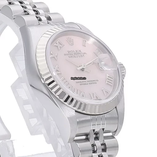 Special Fake Rolex Lady-datejust 79174nr Caliber 2235 Automatic Movement 26mm Gold/steel Case Watch - Image 7