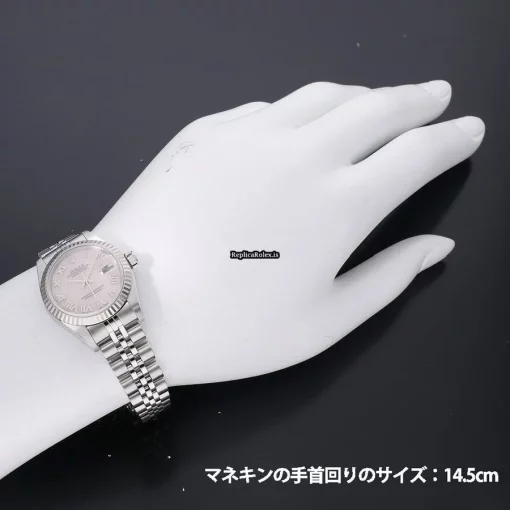 Special Fake Rolex Lady-datejust 79174nr Caliber 2235 Automatic Movement 26mm Gold/steel Case Watch - Image 8