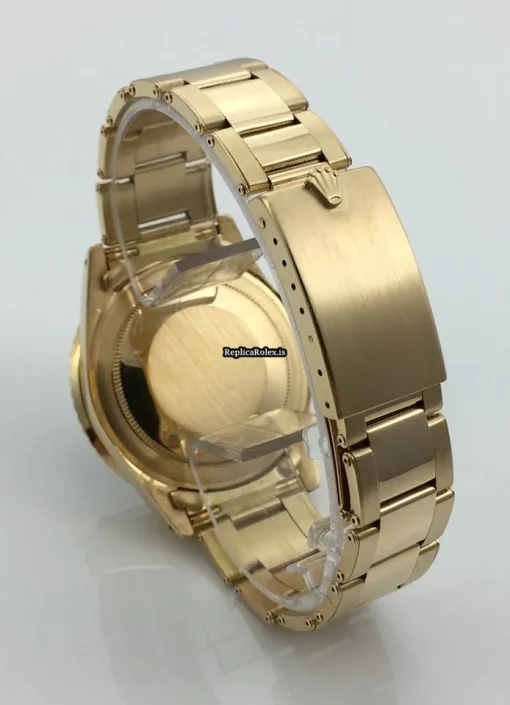 Swiss Copies Rolex Gmt-master 1675 Caliber 1570 Automatic Movement 40mm Yellow Gold Case Mens/unisex Watch - Image 6