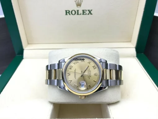 1:1 Replica Rolex Datejust 16233 Caliber 3135 Automatic Movement 36mm Gold/steel Case Mens/unisex Watch - Image 3