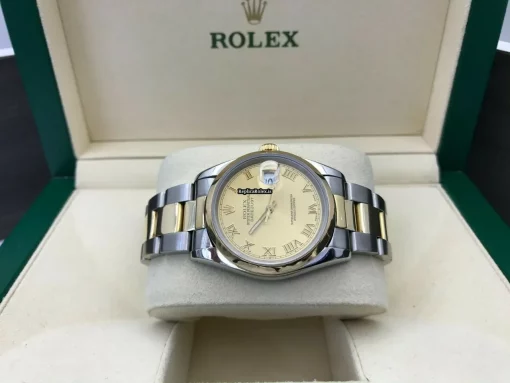1:1 Replica Rolex Datejust 16233 Caliber 3135 Automatic Movement 36mm Gold/steel Case Mens/unisex Watch - Image 4