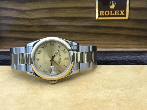 1:1 Replica Rolex Datejust 16233 Caliber 3135 Automatic Movement 36mm Gold/steel Case Mens/unisex Watch - Image 6