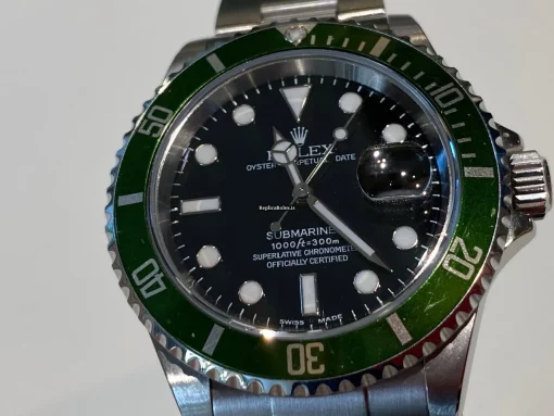 Popular Fake Rolex Submariner Date 16610lv Caliber 3135 Automatic Movement 40mm Steel Case Mens/unisex Watch - Image 9