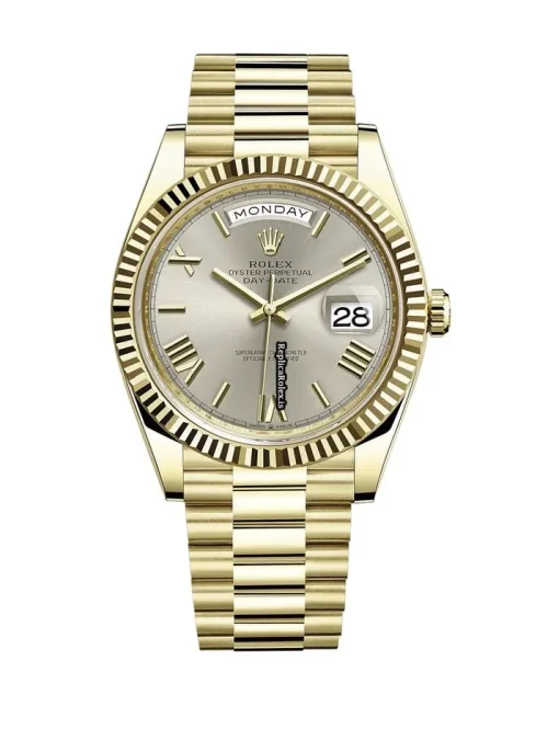 Remarkable Replica Rolex Day-date 40 228238 Caliber 3255 Automatic Movement 40mm Yellow Gold Case Mens/unisex Watch - Image 2