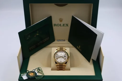 Remarkable Replica Rolex Day-date 40 228238 Caliber 3255 Automatic Movement 40mm Yellow Gold Case Mens/unisex Watch - Image 3