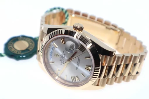 Remarkable Replica Rolex Day-date 40 228238 Caliber 3255 Automatic Movement 40mm Yellow Gold Case Mens/unisex Watch - Image 5