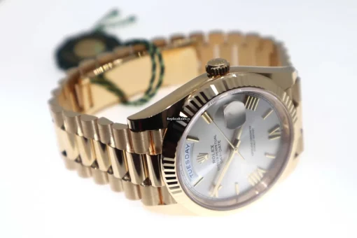 Remarkable Replica Rolex Day-date 40 228238 Caliber 3255 Automatic Movement 40mm Yellow Gold Case Mens/unisex Watch - Image 8