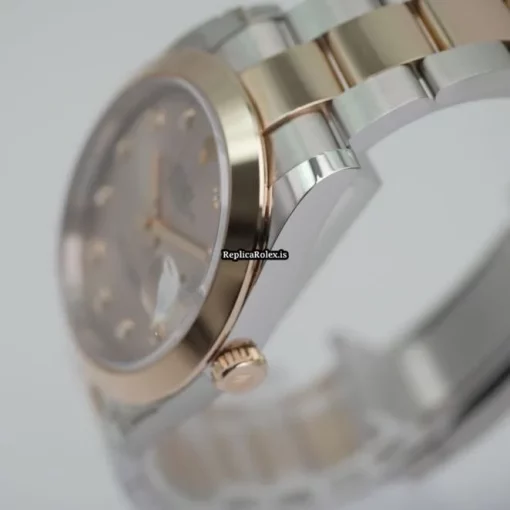 1:1 Copies Rolex Datejust 126301 Automatic Movement 40mm Gold/steel Case Mens/unisex Watch - Image 8
