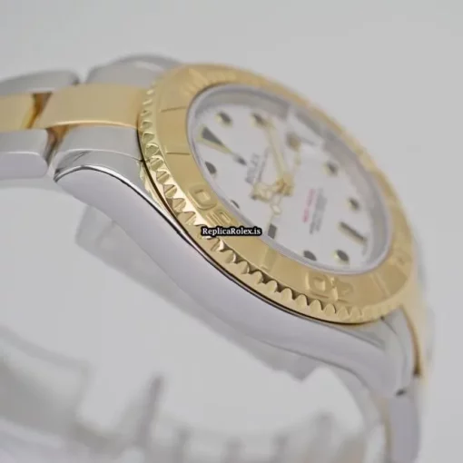 Popular Replica Rolex Yacht-master 168623 Automatic Movement 35mm Gold/steel Case Mens/unisex Watch - Image 7