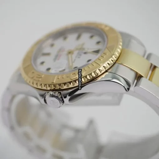 Popular Replica Rolex Yacht-master 168623 Automatic Movement 35mm Gold/steel Case Mens/unisex Watch - Image 8