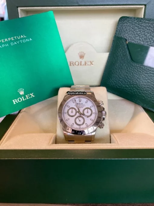Remarkable Fake Rolex Daytona 116520 Caliber 4130 Automatic Movement 40mm Steel Case Mens/unisex Watch - Image 7
