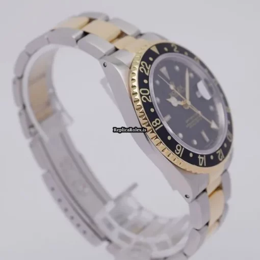 Amazing Replicas Rolex Gmt-master II 16713 Automatic Movement 40mm Gold/steel Case Mens/unisex Watch - Image 4