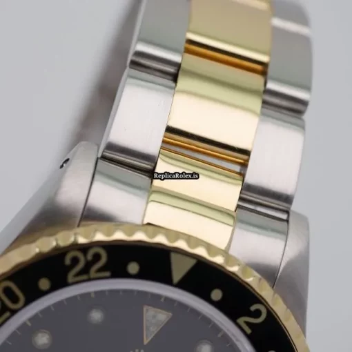 Amazing Replicas Rolex Gmt-master II 16713 Automatic Movement 40mm Gold/steel Case Mens/unisex Watch - Image 7