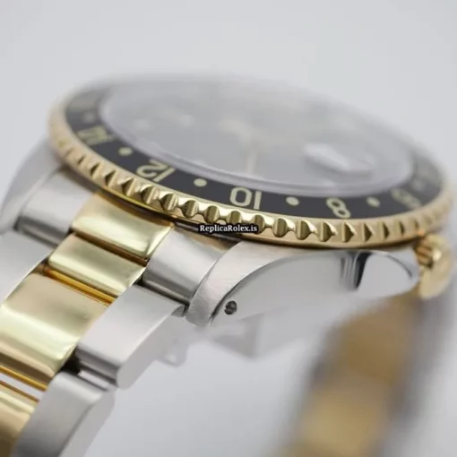 Amazing Replicas Rolex Gmt-master II 16713 Automatic Movement 40mm Gold/steel Case Mens/unisex Watch - Image 8