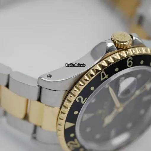 Amazing Replicas Rolex Gmt-master II 16713 Automatic Movement 40mm Gold/steel Case Mens/unisex Watch - Image 9