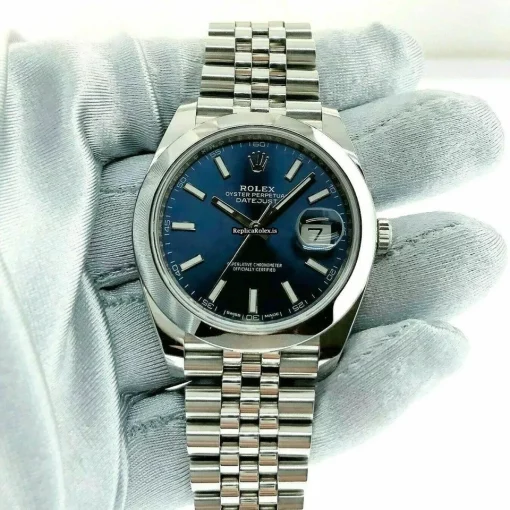Distinctive Replica Rolex Datejust 126300 Caliber 3235 Automatic Movement 41x48mm Steel Case Mens/unisex Watch - Image 4