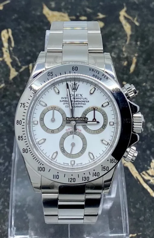 Nice Replica Rolex Daytona 116520 Caliber 4130 Automatic Movement 40mm Steel Case Mens/unisex Watch