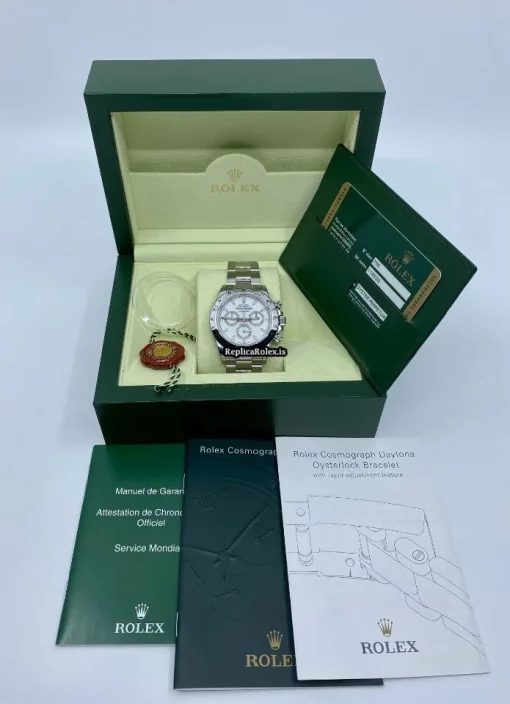 Nice Replica Rolex Daytona 116520 Caliber 4130 Automatic Movement 40mm Steel Case Mens/unisex Watch - Image 2