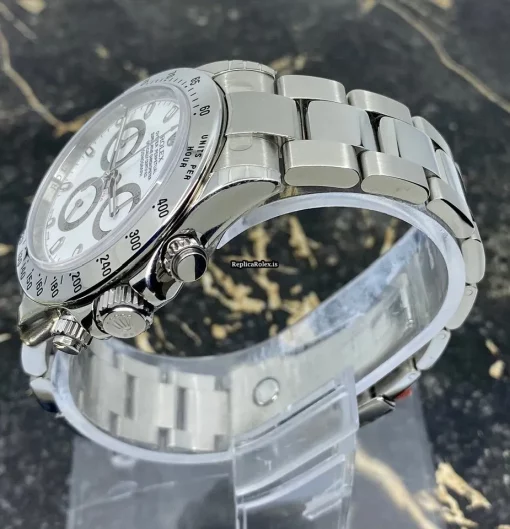 Nice Replica Rolex Daytona 116520 Caliber 4130 Automatic Movement 40mm Steel Case Mens/unisex Watch - Image 5