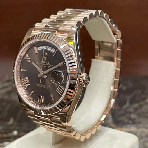 Top Copy Rolex Day-date 40 228235 Caliber 3255 Automatic Movement 40mm Rose Gold Case Mens/unisex Watch - Image 3