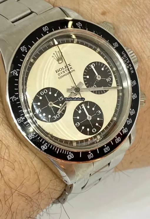 Stylish Fake Rolex Daytona 6263 Valjoux Caliber 727 Manual Winding Movement 37mm Steel Case Mens/unisex Watch