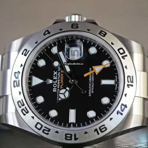 Inexpensive Replica Rolex Explorer II 216570 Automatic Movement 42mm Steel Case Mens/unisex Watch - Image 11
