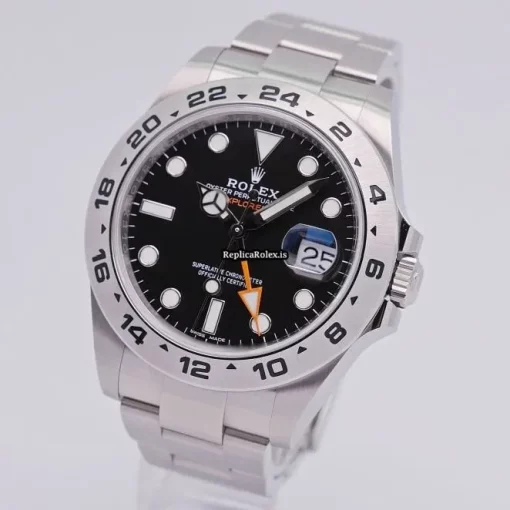 Inexpensive Replica Rolex Explorer II 216570 Automatic Movement 42mm Steel Case Mens/unisex Watch - Image 2