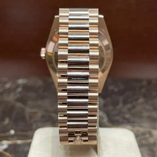 Fabulous Fake Rolex Day-date 40 228235 Caliber 3255 Automatic Movement 40mm Rose Gold Case Mens/unisex Watch - Image 4