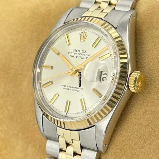 Superior Replica Rolex Datejust 1601 Caliber 1570 Automatic Movement 36x44mm Gold/steel Case Mens/unisex Watch - Image 7