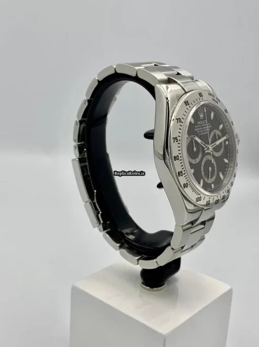 Defect Replica Rolex Daytona 116520 Caliber 4130 Automatic Movement 40mm Steel Case Mens/unisex Watch - Image 8