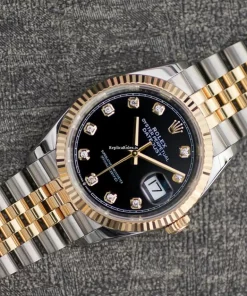 Lovely Fake Rolex Datejust 126233 Caliber 3235 Automatic Movement 36mm Gold/steel Case Mens/unisex Watch
