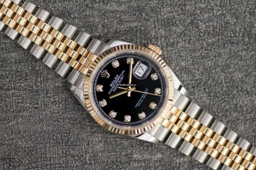 Lovely Fake Rolex Datejust 126233 Caliber 3235 Automatic Movement 36mm Gold/steel Case Mens/unisex Watch - Image 3