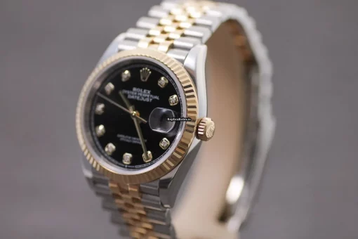 Lovely Fake Rolex Datejust 126233 Caliber 3235 Automatic Movement 36mm Gold/steel Case Mens/unisex Watch - Image 9