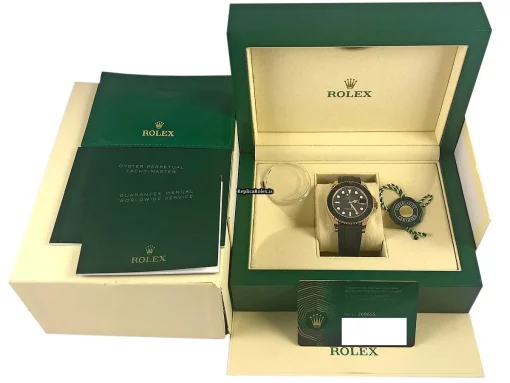 1:1 Replica Rolex Yacht-master 37 268655 Caliber 2236 Automatic Movement 37mm Rose Gold Case Mens/unisex Watch - Image 12