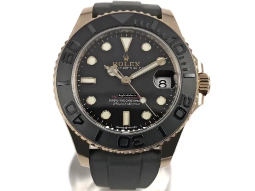 1:1 Replica Rolex Yacht-master 37 268655 Caliber 2236 Automatic Movement 37mm Rose Gold Case Mens/unisex Watch - Image 8