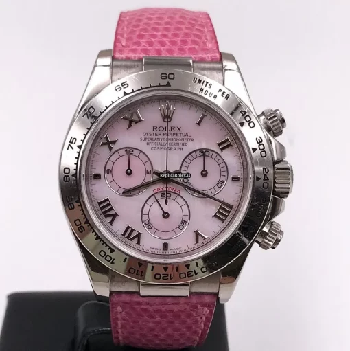 Luxury Replica Rolex Daytona 116519 Caliber 4130 Automatic Movement 40mm White Gold Case Mens/unisex Watch