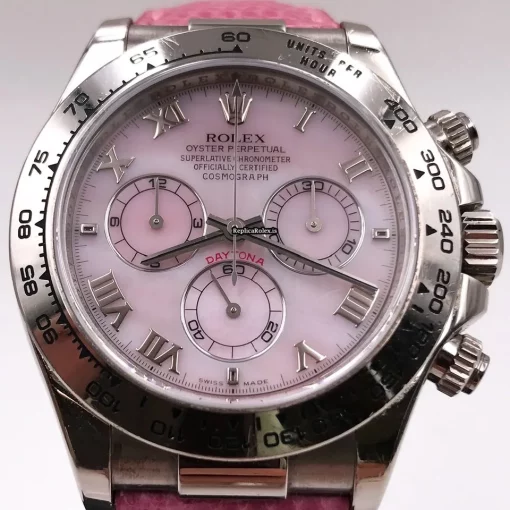 Luxury Replica Rolex Daytona 116519 Caliber 4130 Automatic Movement 40mm White Gold Case Mens/unisex Watch - Image 5
