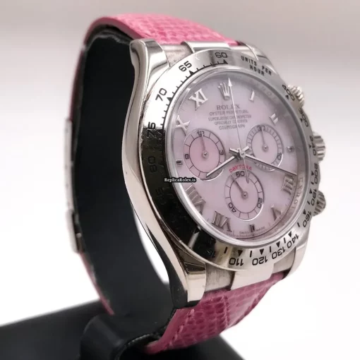Luxury Replica Rolex Daytona 116519 Caliber 4130 Automatic Movement 40mm White Gold Case Mens/unisex Watch - Image 9