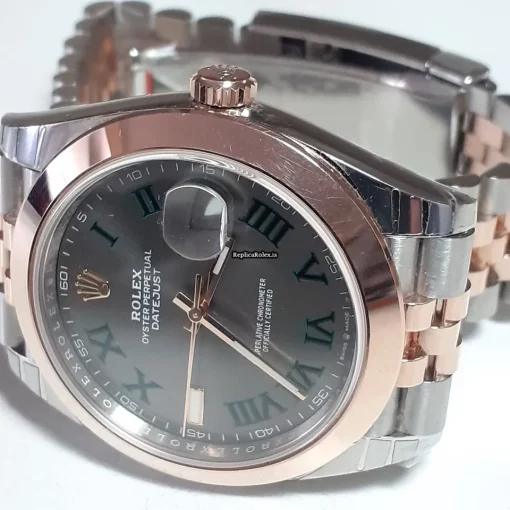 Superior Fake Rolex Datejust 126301 Automatic Movement Gold/steel Case Mens/unisex Watch - Image 2