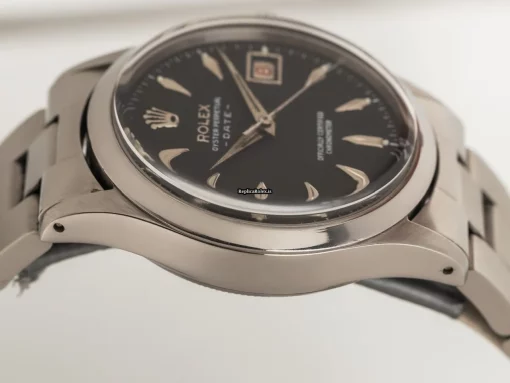 Exquisite Fake Rolex Oyster Perpetual Date 6518 Cosc Automatic Movement 33mm Steel Case Mens/unisex Watch - Image 4
