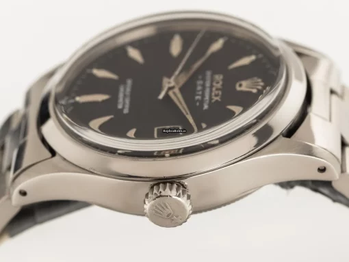 Exquisite Fake Rolex Oyster Perpetual Date 6518 Cosc Automatic Movement 33mm Steel Case Mens/unisex Watch - Image 5