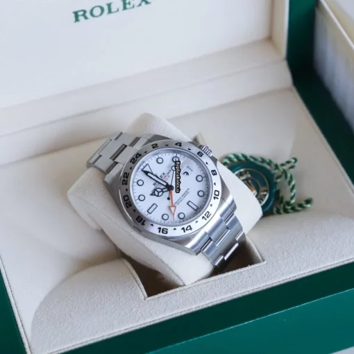 Pleasing Replica Rolex Explorer II 216570 Caliber 3187 Automatic Movement 42mm Steel Case Mens/unisex Watch - Image 2