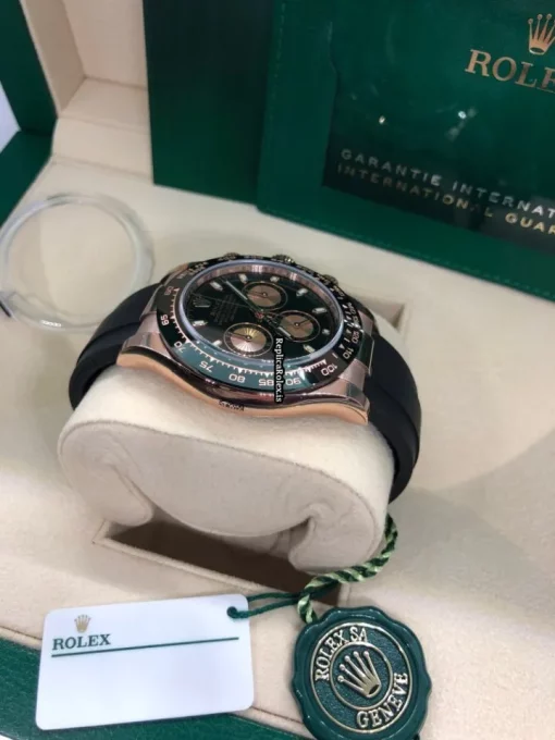Best Fake Rolex Daytona 116515ln Caliber 4130 Automatic Movement 40mm Rose Gold Case Mens/unisex Watch - Image 11