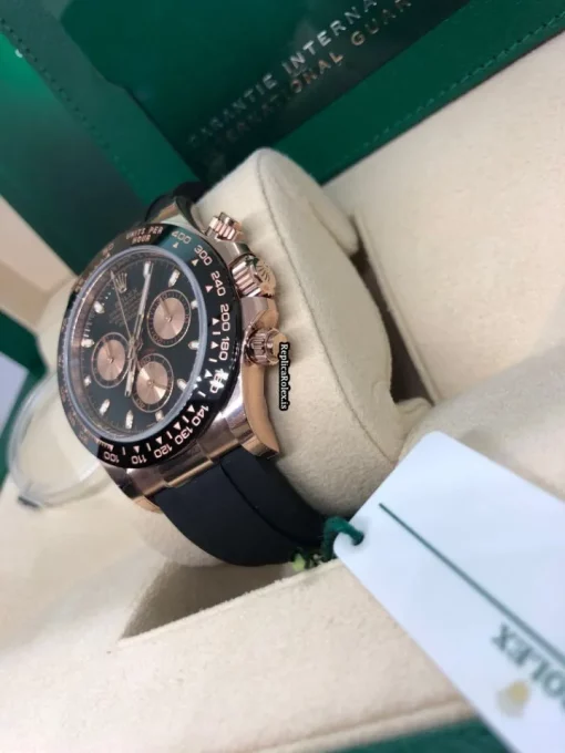 Best Fake Rolex Daytona 116515ln Caliber 4130 Automatic Movement 40mm Rose Gold Case Mens/unisex Watch - Image 7