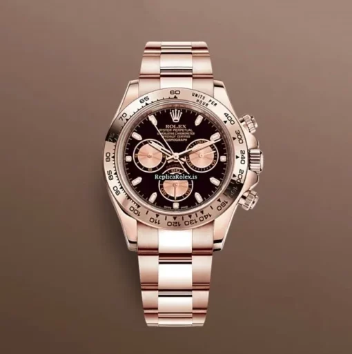 Amazing Copy Rolex Daytona 116505 Caliber 4130 Automatic Movement 40mm Rose Gold Case Mens/unisex Watch