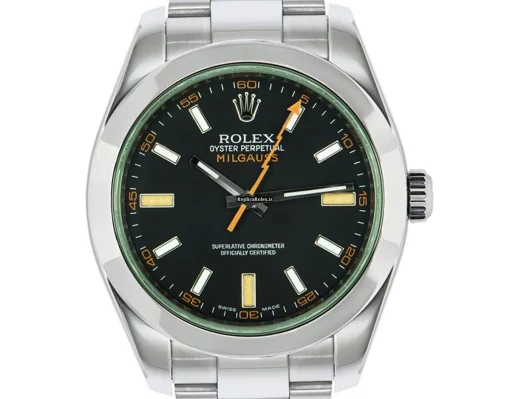 Distinctive Replica Rolex Milgauss 116400gv Automatic Movement 40mm Steel Case Mens/unisex Watch - Image 2