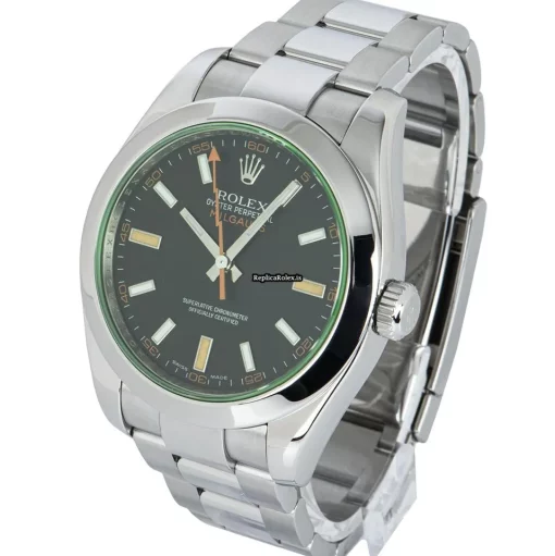 Distinctive Replica Rolex Milgauss 116400gv Automatic Movement 40mm Steel Case Mens/unisex Watch - Image 3