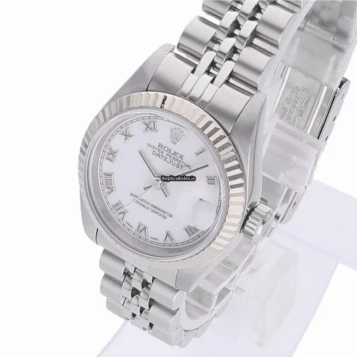 Excellent Replica Rolex Lady-datejust 79174 Caliber 2235 Automatic Movement 26mm Gold/steel Case Watch - Image 6